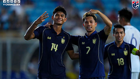  Kết quả Thái Lan 6-1 Đài Bắc Trung Hoa: Teerasak - Supachok rực sáng